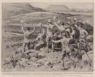 Relief at Last, the Sick and Wounded Getting the First Sight of the Deliverers